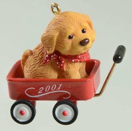 2001 Hallmark Christmas Ornaments Ready For A Ride - Boxed