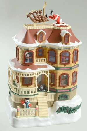 2001 Hallmark Christmas Ornaments Up On The Housetop - Boxed