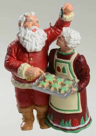 Mr & Mrs Claus Santa Sneaks A Sweet-Complement  - Boxed
