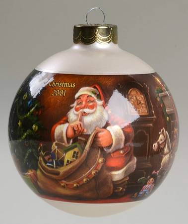 2001 Hallmark Christmas Ornaments Jolly Visitor - Boxed