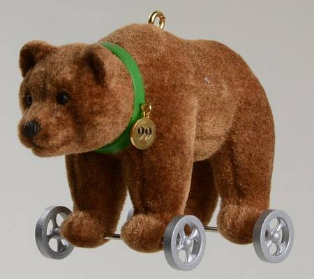 1999 Hallmark Christmas Ornaments Son-Plush Bear - Boxed