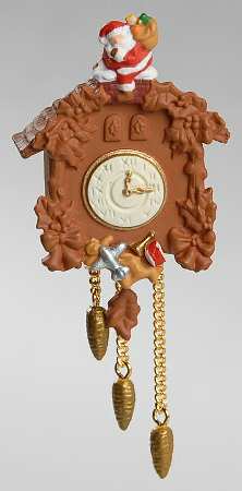 1999 Hallmark Christmas Ornaments Santa Time-Miniature - Boxed