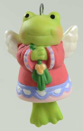 2002 Hallmark Christmas Ornaments Mistletoad - Boxed