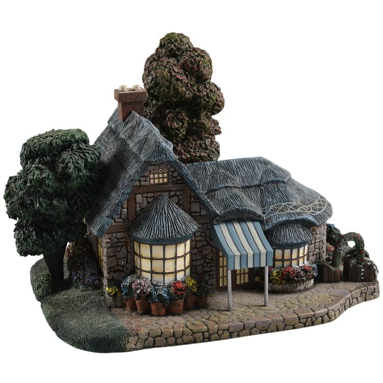 Thomas Kinkade's Lamplight Village Falbrooke Florist - Building Only - No Box