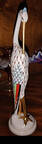 Hollohaza Figurines Crane-Brown Fishnet - No Box