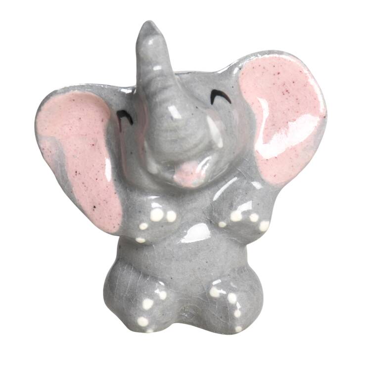 Hagen-Renaker Figurines Elephant-Laughing - No Box