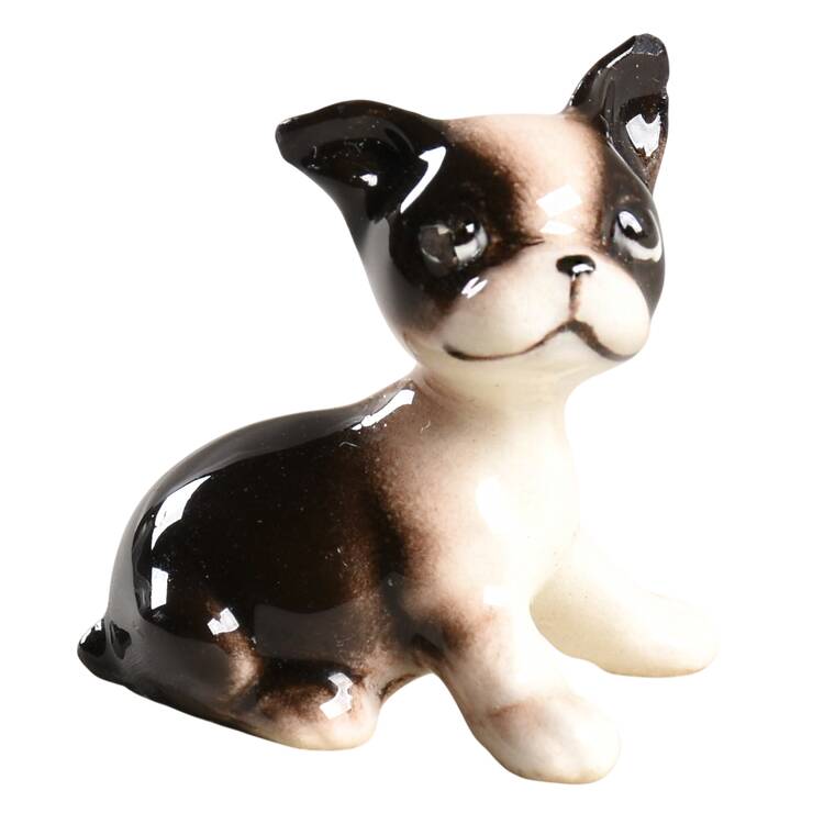 Hagen-Renaker Figurines Boston Terrier Puppy-Seated - No Box