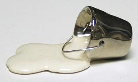 Hagen-Renaker Figurines Spilled Milk - No Box