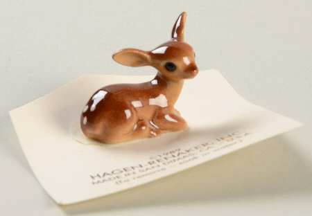 Hagen-Renaker Figurines Fawn Lying - No Box