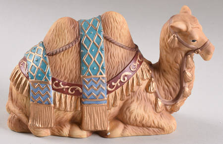 Thomas Kinkade Nativity Peaceful Camel-Sitting - No Box
