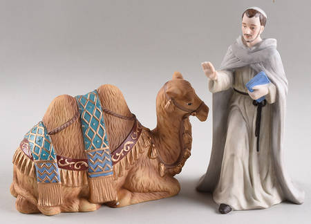 Thomas Kinkade Nativity Blessings Of Faith & Peaceful Camel - No Box