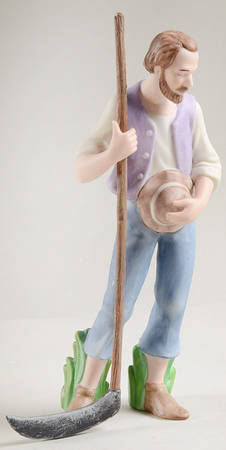 Thomas Kinkade Nativity Humble Farmer - No Box