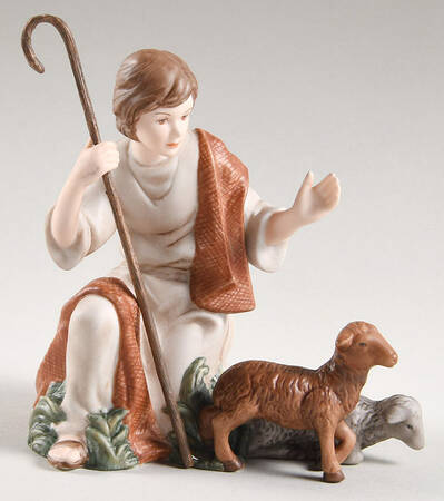 Thomas Kinkade Nativity Kneeling Before Newborn King - No Box