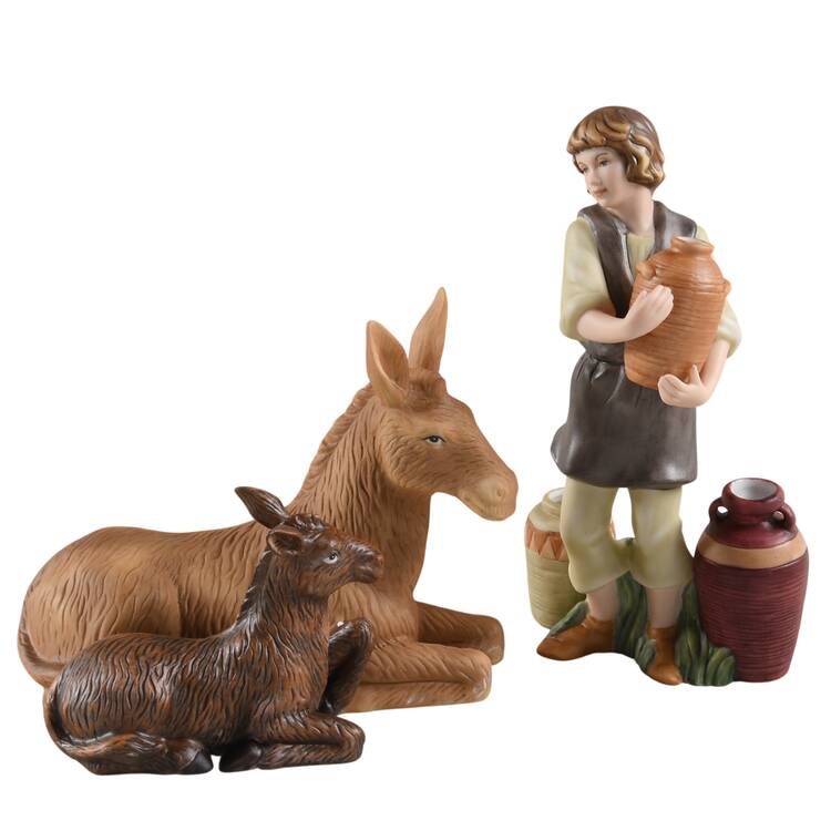 Thomas Kinkade Nativity Dutiful Peasant & Caring For Her Young - No Box