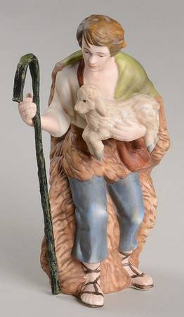 Thomas Kinkade Nativity Ever Faithful Sheepherder - No Box
