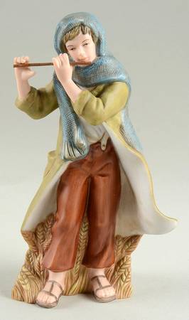 Thomas Kinkade Nativity Song Of Peace Musician - No Box