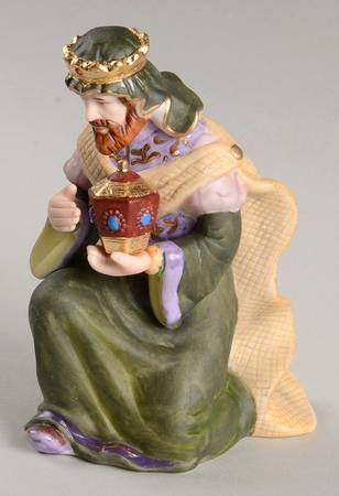 Thomas Kinkade Nativity King Melchior - No Box