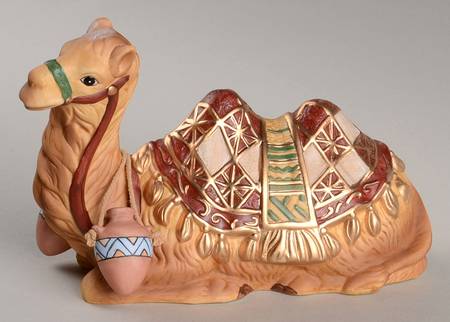 Thomas Kinkade Nativity Seated Camel-With Jugs - No Box