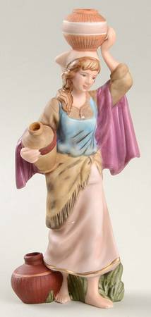 Thomas Kinkade Nativity Bountiful Water Bearer - No Box