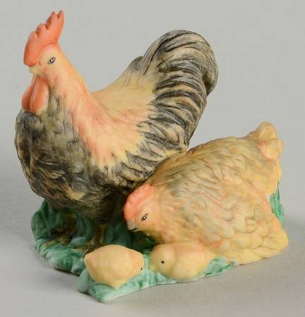 Thomas Kinkade Nativity Witness To The Miracle-Chickens - No Box