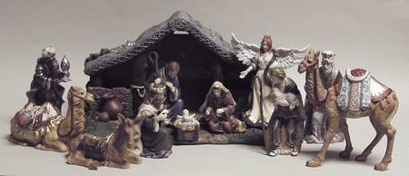 Thomas Kinkade Nativity 12 Piece Nativity Set - Nativity Set Of 12