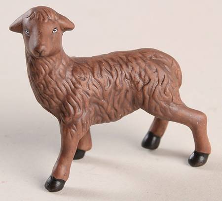 Thomas Kinkade Nativity Lamb-Dark Brown - No Box