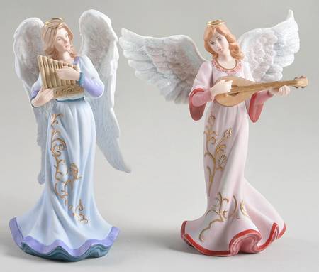 Thomas Kinkade Nativity Heavenly Song & Heaven's Melody - No Box