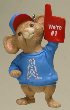 NFL Collection-Number 1 Fan Houston Oilers - Boxed