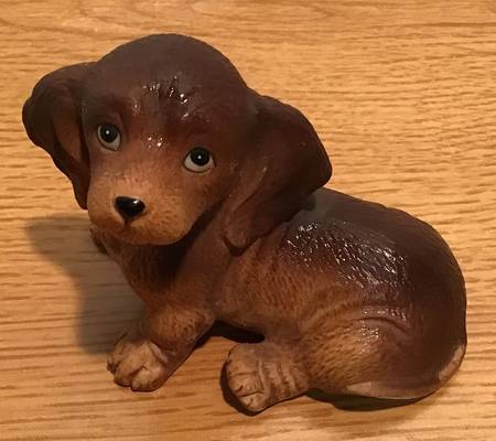 Homco Figurines Dachshund Puppy Sitting - No Box