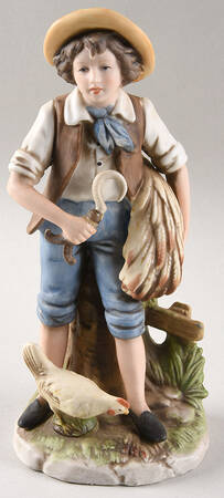 Homco Figurines Farmer Boy - No Box 59a
