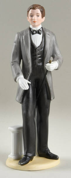 Homco Figurines Man With Walking Stick - No Box
