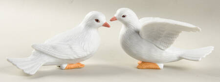 Homco Figurines Love Doves Pair - No Box