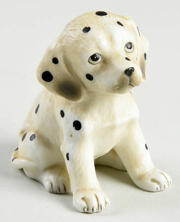 Homco Figurines Dalmation Puppy Sitting - No Box