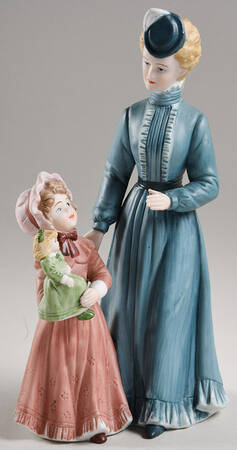 Homco Figurines Mother & Daughter - No Box