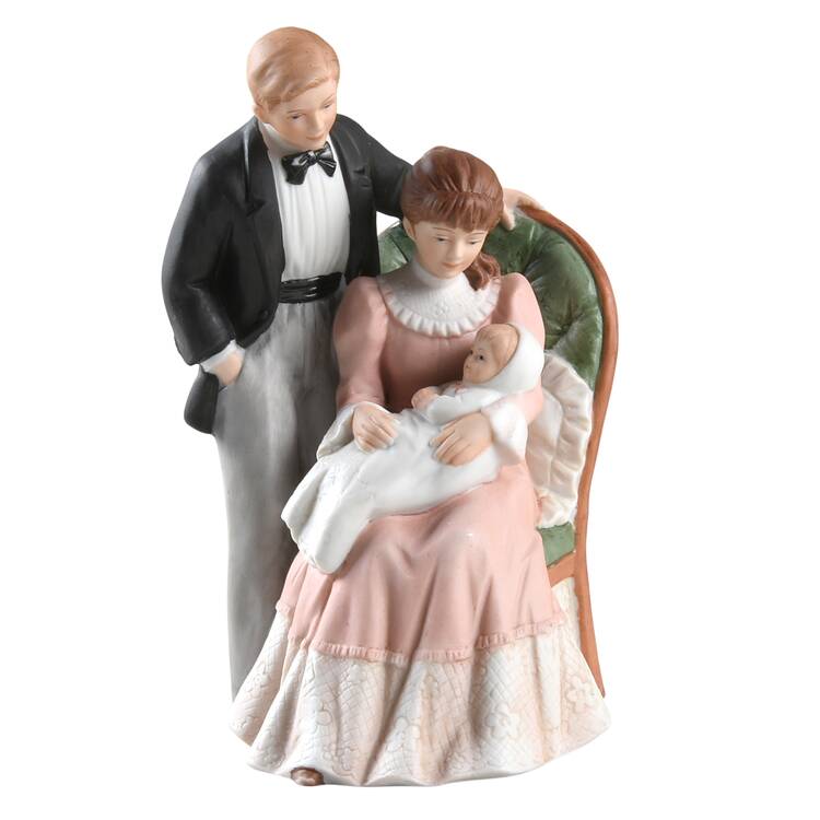 Homco Figurines Father, Mother & Child - No Box