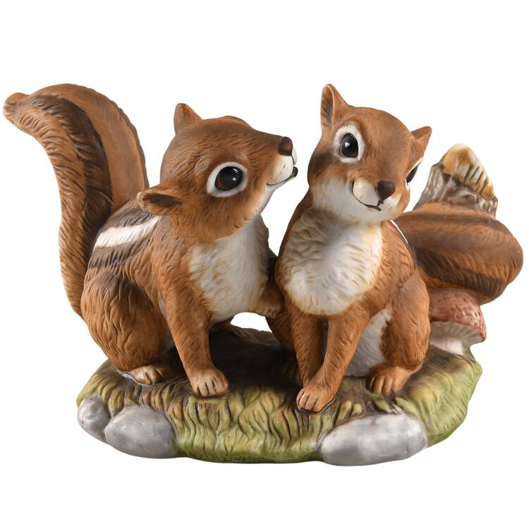 Homco Figurines Sweetheart Chipmunks - No Box