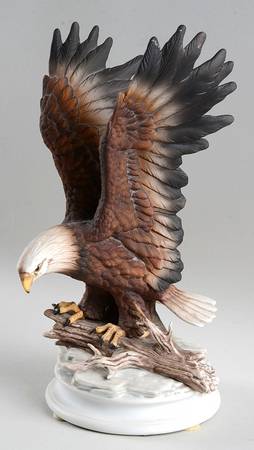 Homco Figurines Eagle Masterpiece Porcelain - No Box