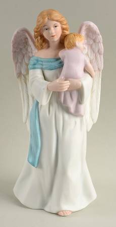 Homco Figurines Angel With Baby - No Box