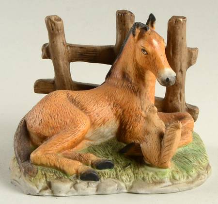 Homco Figurines Horse And Squirrel - No Box