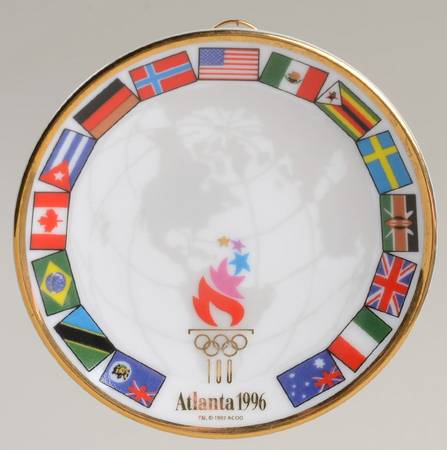 Olympic Spirit Parade Of Nations Plate - Boxed