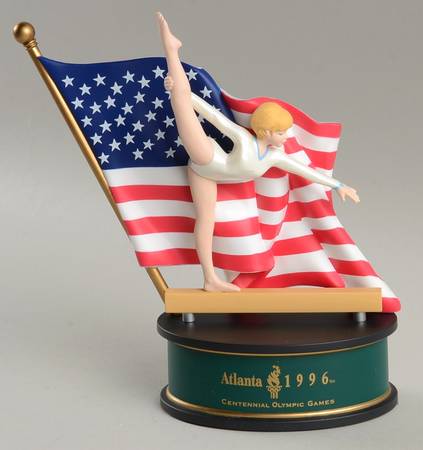 Olympic Spirit Gymnastics Figurine - Boxed