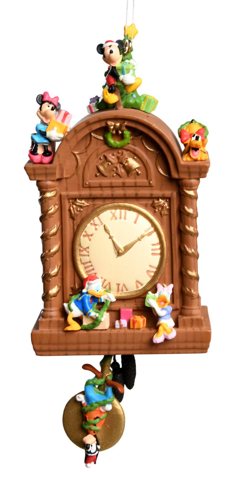 Mickey & Co Time For Christmas Clock - Boxed
