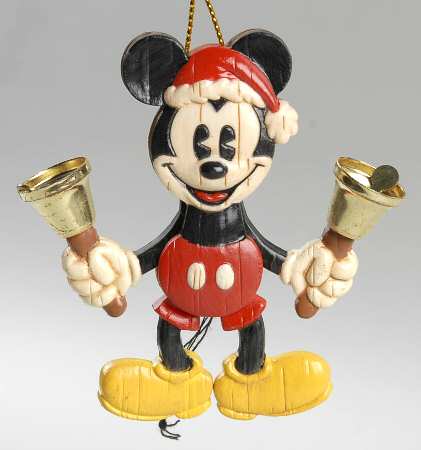 Mickey & Co Bell Ringing Santa Mickey - Boxed