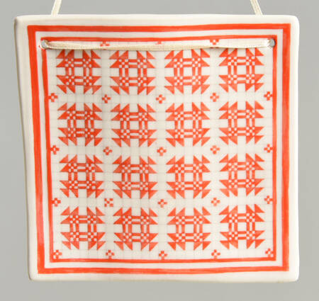 Celebration of American Quilts Goose In The Pond-Red - Boxed