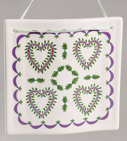 Celebration of American Quilts Four Hearts - Boxed