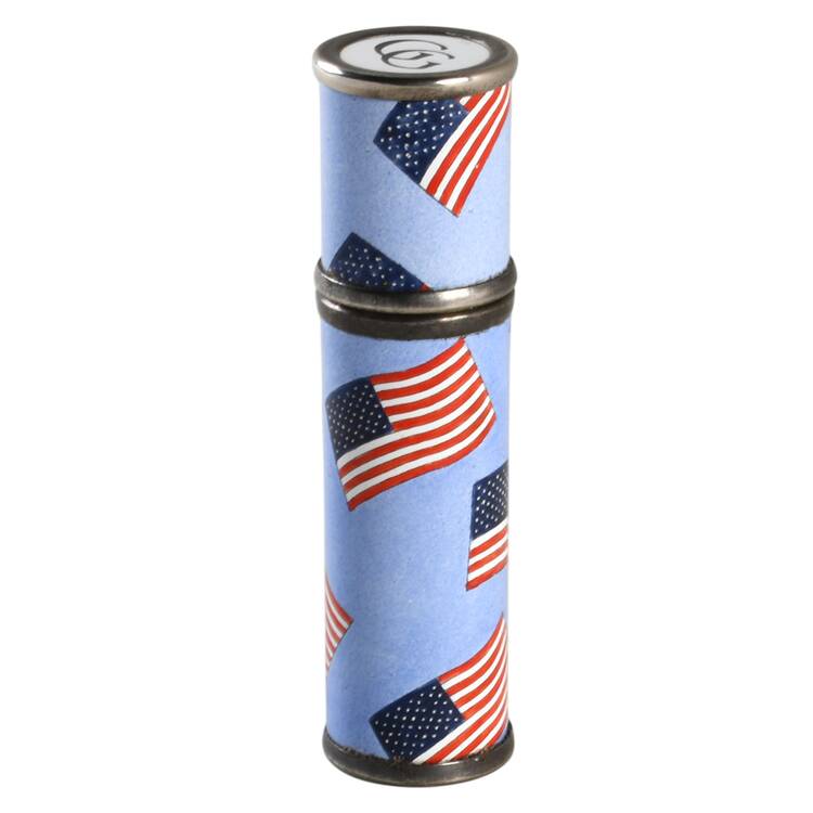 Halcyon Days Giftware Us Flag Atomizer-Missing Insert & Case - No Box