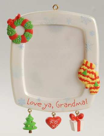 2003 Hallmark Christmas Ornaments Love Ya, Grandma - Boxed