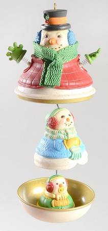 2003 Hallmark Christmas Ornaments Snowman Surprise - Boxed