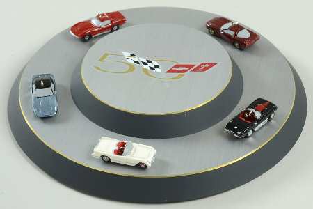 2003 Hallmark Christmas Ornaments Join The Caravan-Corvette Set Of 5 - Boxed