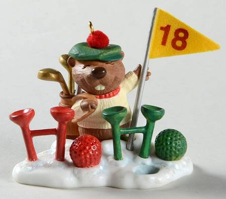 2003 Hallmark Christmas Ornaments Gopher Par - Boxed